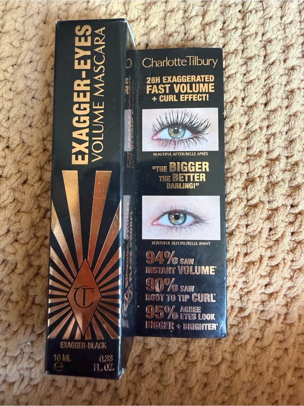 Charlotte Tilbury Exagger-Eyes Volume Mascara — Black